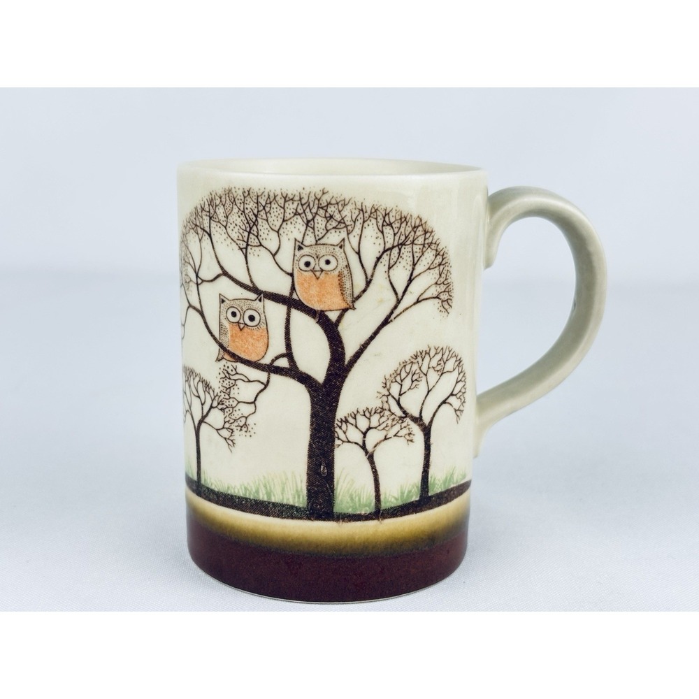 Vintage Otagiri Owl Coffee Mug Cup Stoneware